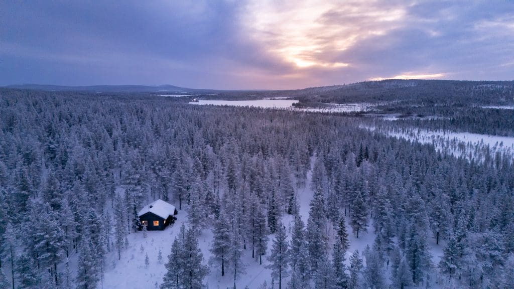 Log cabin in Lapland